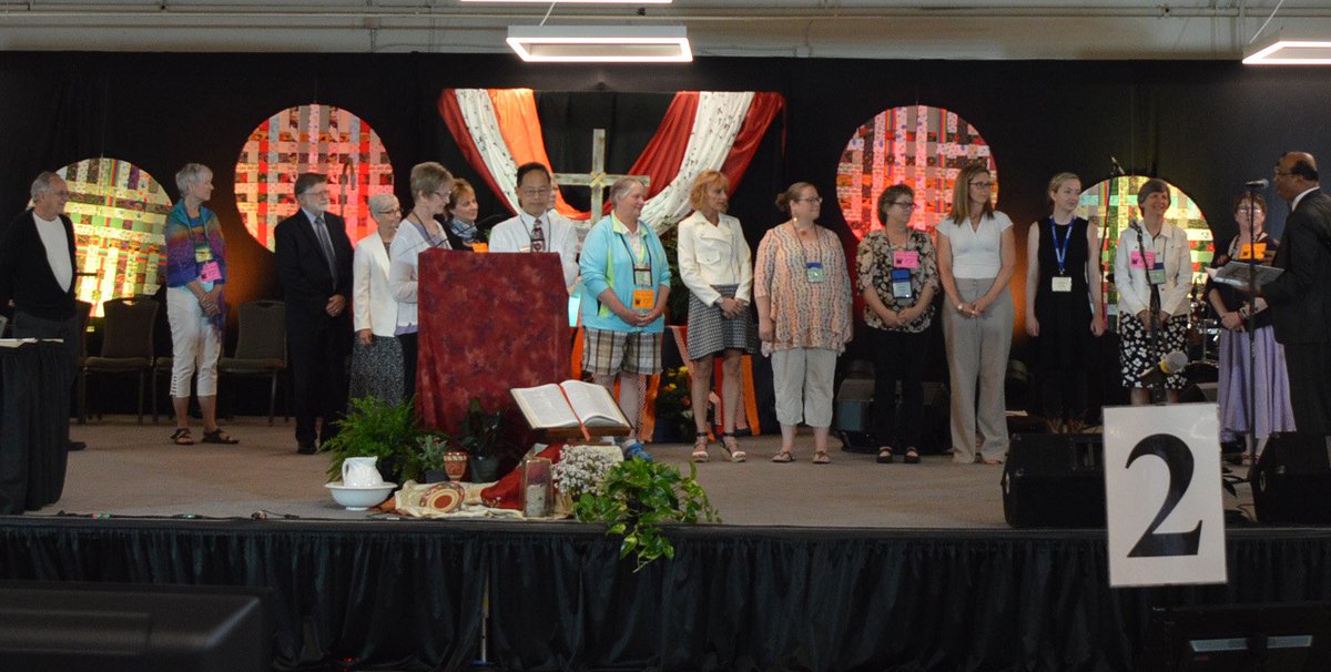 neumc's tweet photo. The Annual Conference recognized Licensed Local Pastors and the spiritual directors who have completed the Gateways to God program at Rolling Ridge. #NEAC18 https://t.co/DPBaiIZXqM