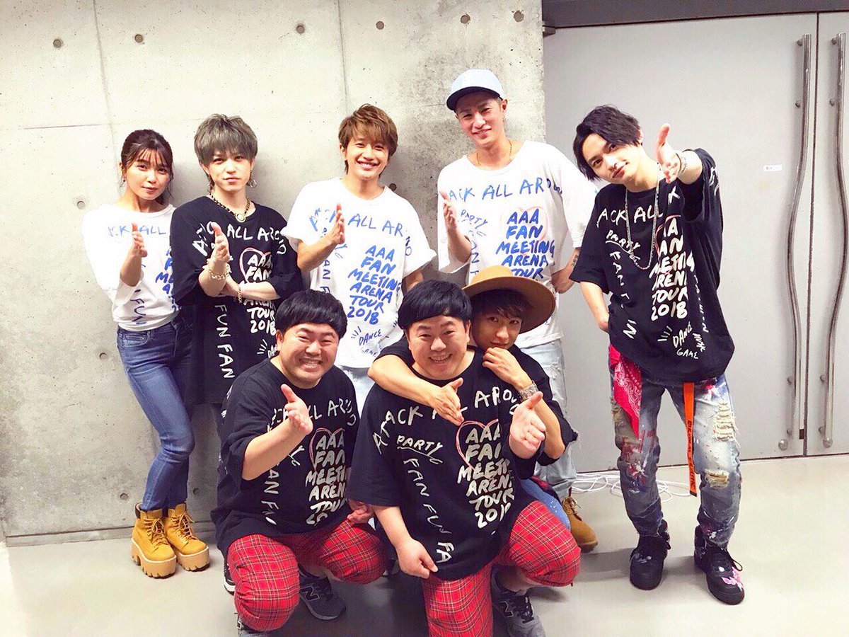 takthetouch's tweet photo. 本日は、宮城セキスイハイムスーパーアリーナで行われた
AAA FAN MEETING ARENA TOUR 2018
〜FAN FUN FAN 〜
��ベントコーナーのＭＣしてきたよー

AAAがライブしてるステージからの目線を見られる事無いから、貴重な体験だった

イベントも楽しすぎた〜
みなさんありがとうございました。
#AAA https://t.co/xFJMtmfO0E
