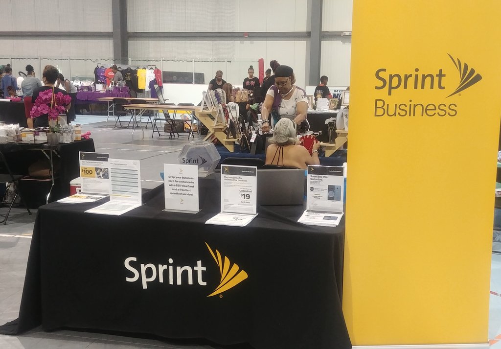 We are set up and ready to talk small business solutions at the Southern Maryland Small Business Expo @SoMdBizExpo here in #Waldorf. If you're here, stop by and say "Hi!" <a href="/ch117622/">Chris Hartman</a> @SprintCM <a href="/tccaldas/">Thiago</a> <a href="/jajones83/">Jaime Jones</a> @SprintMidAtl