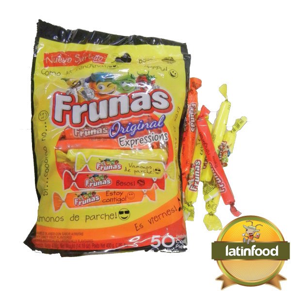 LatinFoodUS's tweet photo. Sweet, soft chewable candy, assorted flavors that will melt in your mouth! #LatinFoodUSCorp #Frunas #Candy https://t.co/V2ZVS8Mq0r