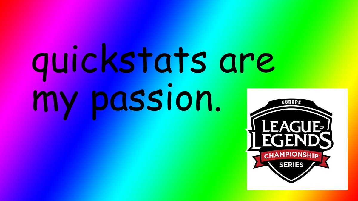 LoLEsportsStats's tweet image. Begrudging sponsors of #quickstats