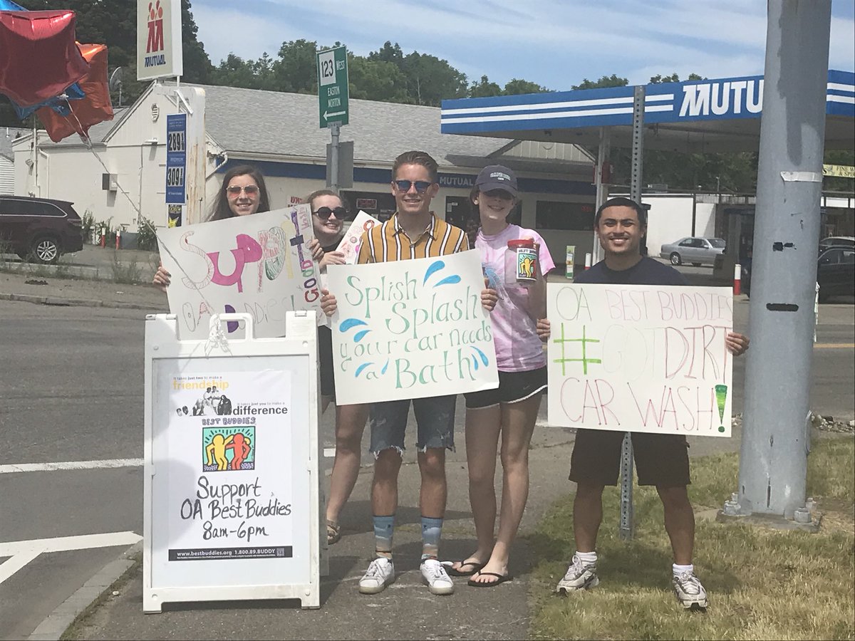 oamath's tweet photo. Great day to wash the pollen off. Come support OA Best Buddies! https://t.co/wH36EA34tz