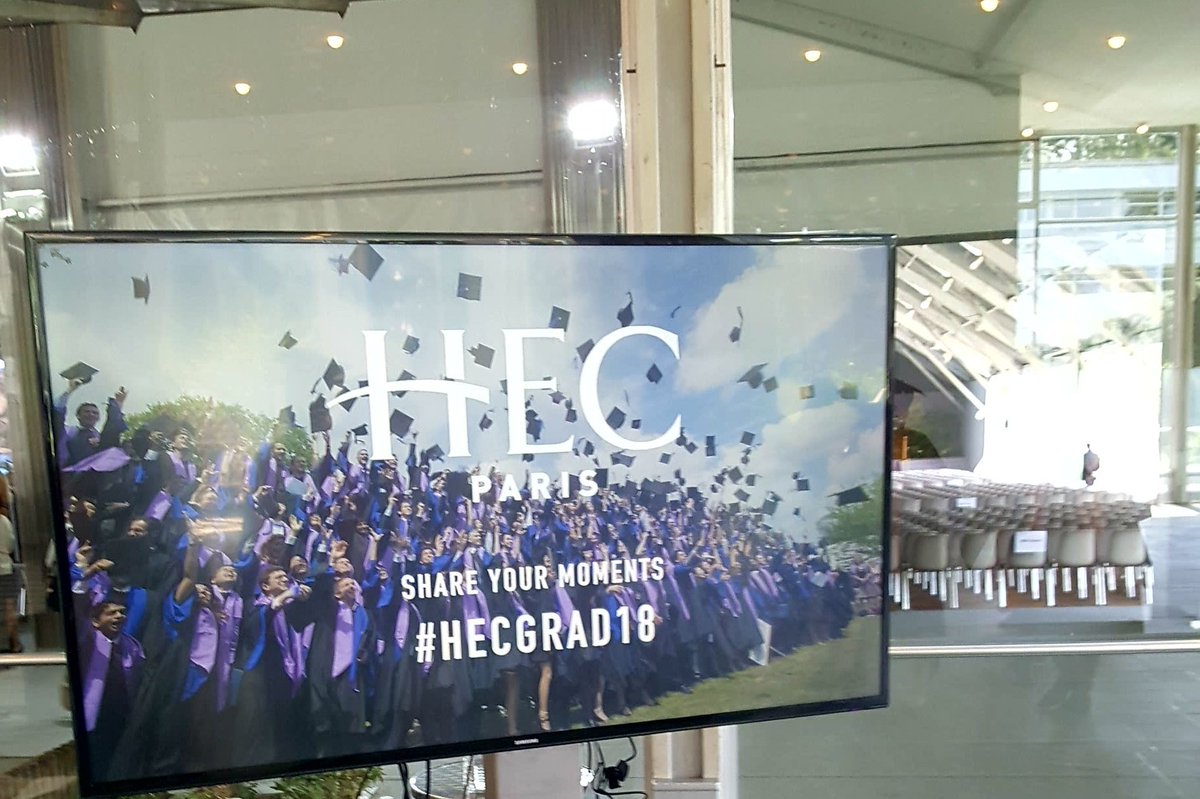 nitramaix's tweet photo. #HECGRADE18
"#Bienveillance, #transformation et #leadership".
Bravo aux nouveaux alumnis d' #HEC Paris https://t.co/0rlRNfQq6B