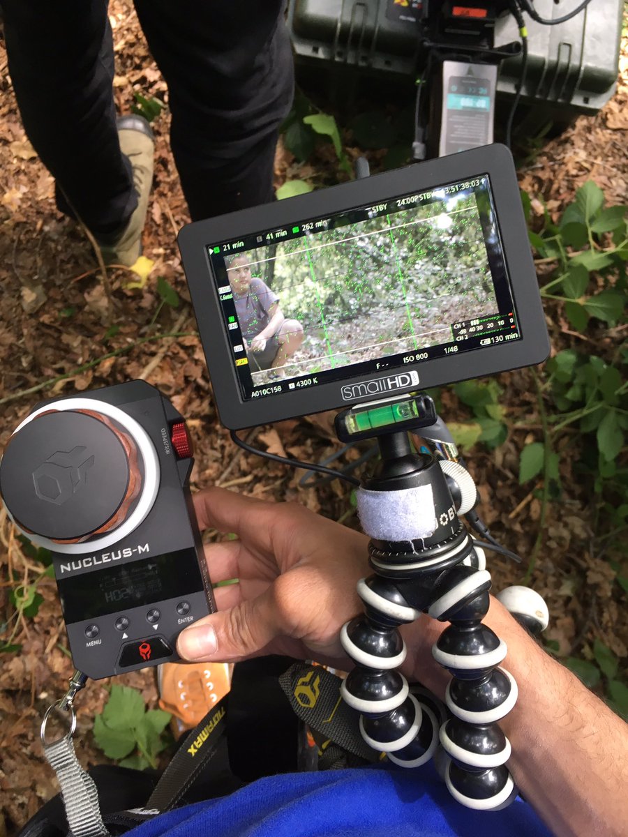 ParadaxPeriod's tweet photo. Throwback of the week: Working as a focus puller on a short film with the wireless Tilta follow focus system and its sidekick, The Gorilla. #JobiJoba https://t.co/JC9aFM6gpZ