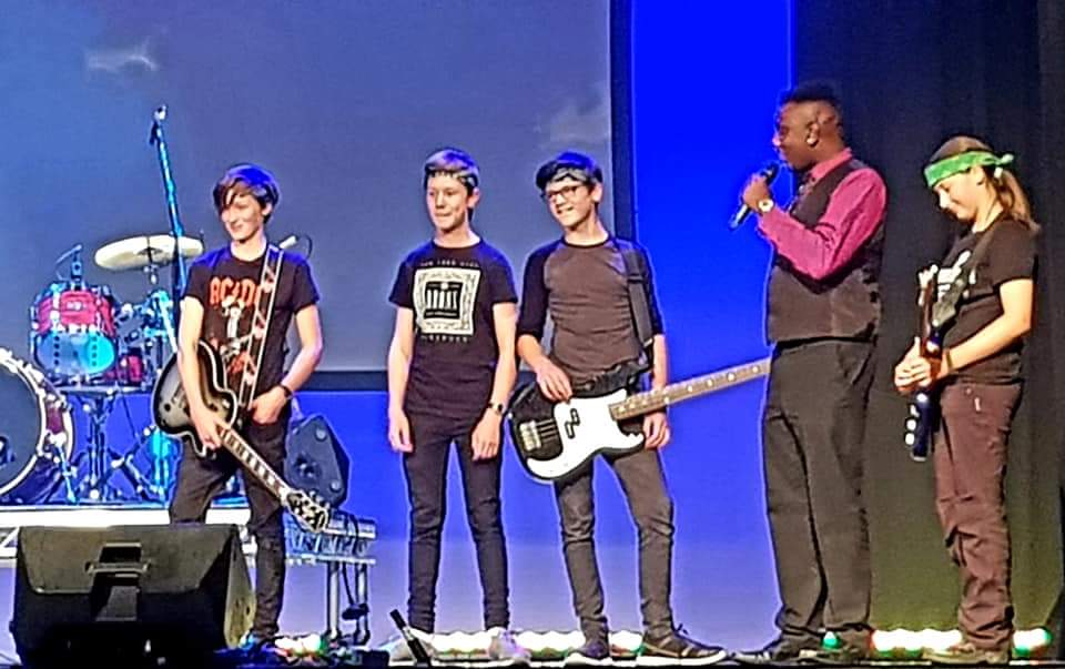 The_Many_Band's tweet photo. Great comments from the judges last night. Congratulations to Intrigue and a huge thanks to the Dennis-Miller production team and all the tech guys @TelfordTheatre #Telford'sGotTalent https://t.co/s9rOpSfrtx