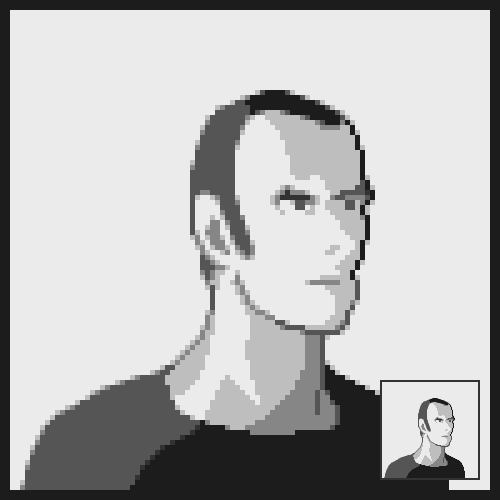 My portrait for yearbook! 
Gongratulations on 40,000 followers, guys, it's stunning!  
I spent great time doing dailies and improved my skill a lot thanks to it! @Pixel_Dailies #pixel_dailies #yearbook #pixelart #selfportrait 