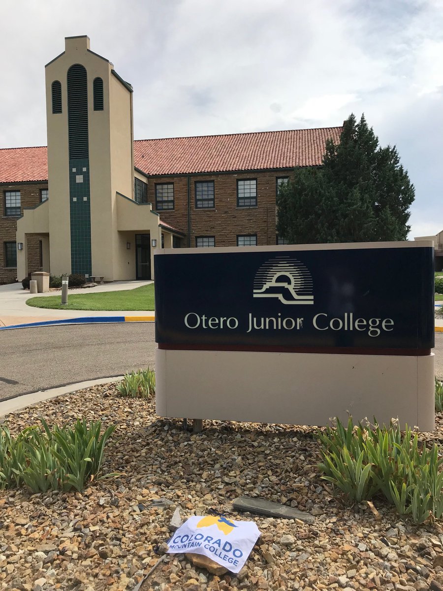 CarrieBHauser's tweet photo. Stopped by @OteroJrCollege @LaJuntaEvents while in #SEColorado for @GreatOutdoorsCO board meeting. #getoutside #CMCAdventureFlag https://t.co/7HLLKHH1Pu