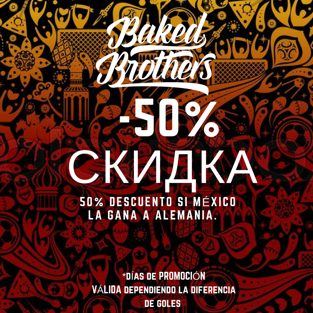 Alemania lo sabe 🇩🇪⚽ Le toca la de Zague 💪🏽🔥
¡¡¡¡Descuento IMPRESIONANTI!!!!
#BakedBrothersMX #Rusia2018 #descuentos