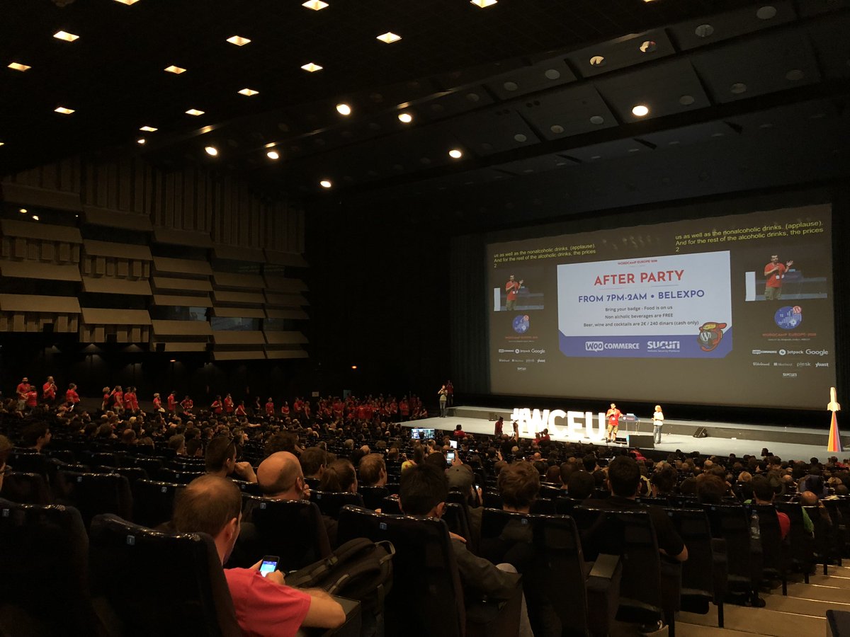 Here we are - wrapping up <a href="/WCEurope/">WordCamp Europe</a> #WCEU 2018 🎉

Wirth more than 2000 attendees, 65 Speakers, 37 Sponsoren 

Endless love ❤️