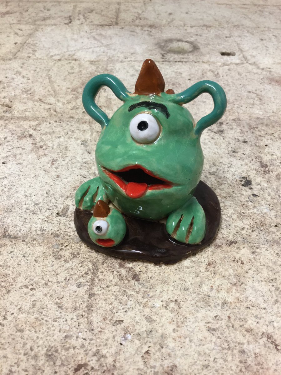 eastnorpottery's tweet image. Make your own little #clay creature! #potteryfun