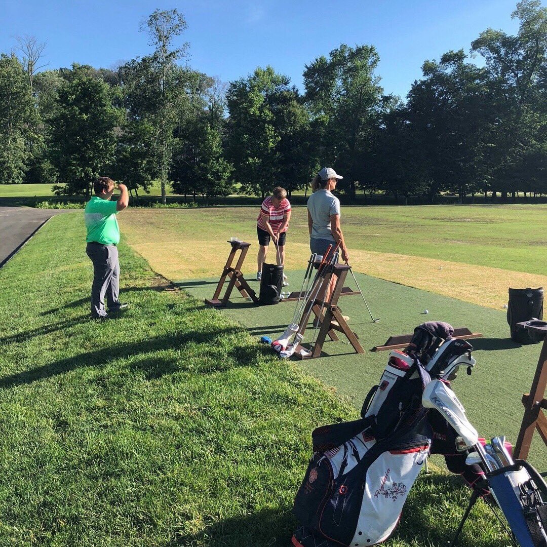 TrumpGolfDC's tweet photo. Perfect Saturday for practicing your golf game @TrumpGolfDC #ladiesgolf #golfdc #trumpcourse #golfpractice #drivingrange #dcgolf #privategolfclub https://t.co/xjgsWKhY6o
