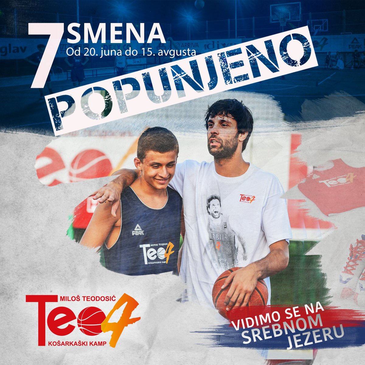 Kamp #Teo4 je popunjen! 

Vidimo se za par dana na Srebrnom jezeru.