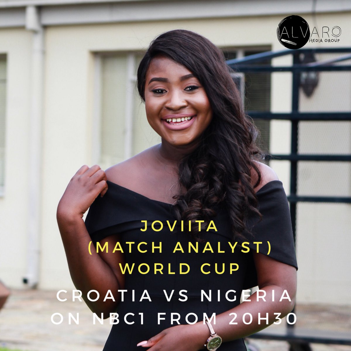 AlvaroMediaG's tweet image. Catch @JoviitaK on @NBCNamibia #NBC1 as a match analyst on the World Cup Match between #croatia and #nigeria as from 20H30 tonight #worldcup2018russia