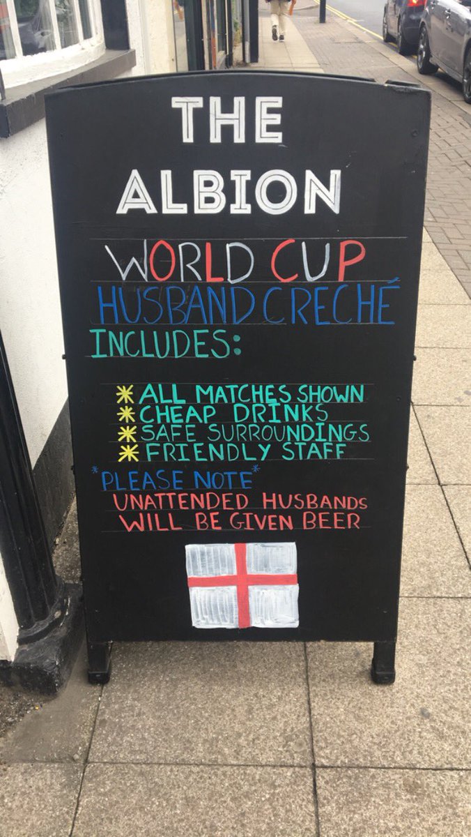 Free husband daycare, just leave beer tokens! #WorldCup2018