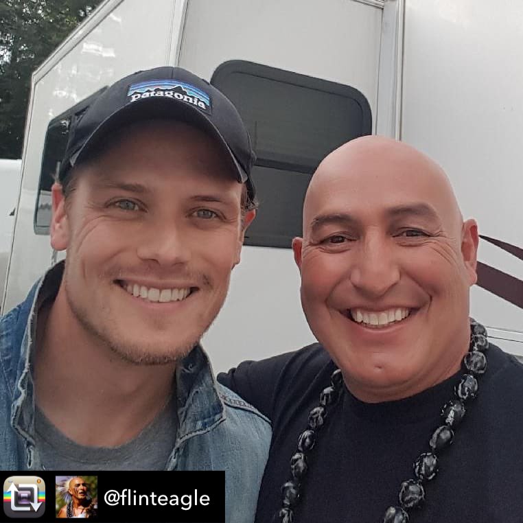 ladybay8's tweet photo. Great pix of you and Sam thanks for sharing @flinteagle using @RepostRegramApp -
Was great seeing you again Sam! ☺ @samheughan
@Sheugs @ClanHeughan @CesarsCheries
#outlander #samheughan #flinteagle #actor #stuntactor #stunta #actorslife #glasgow https://t.co/BQoBjou3Qe