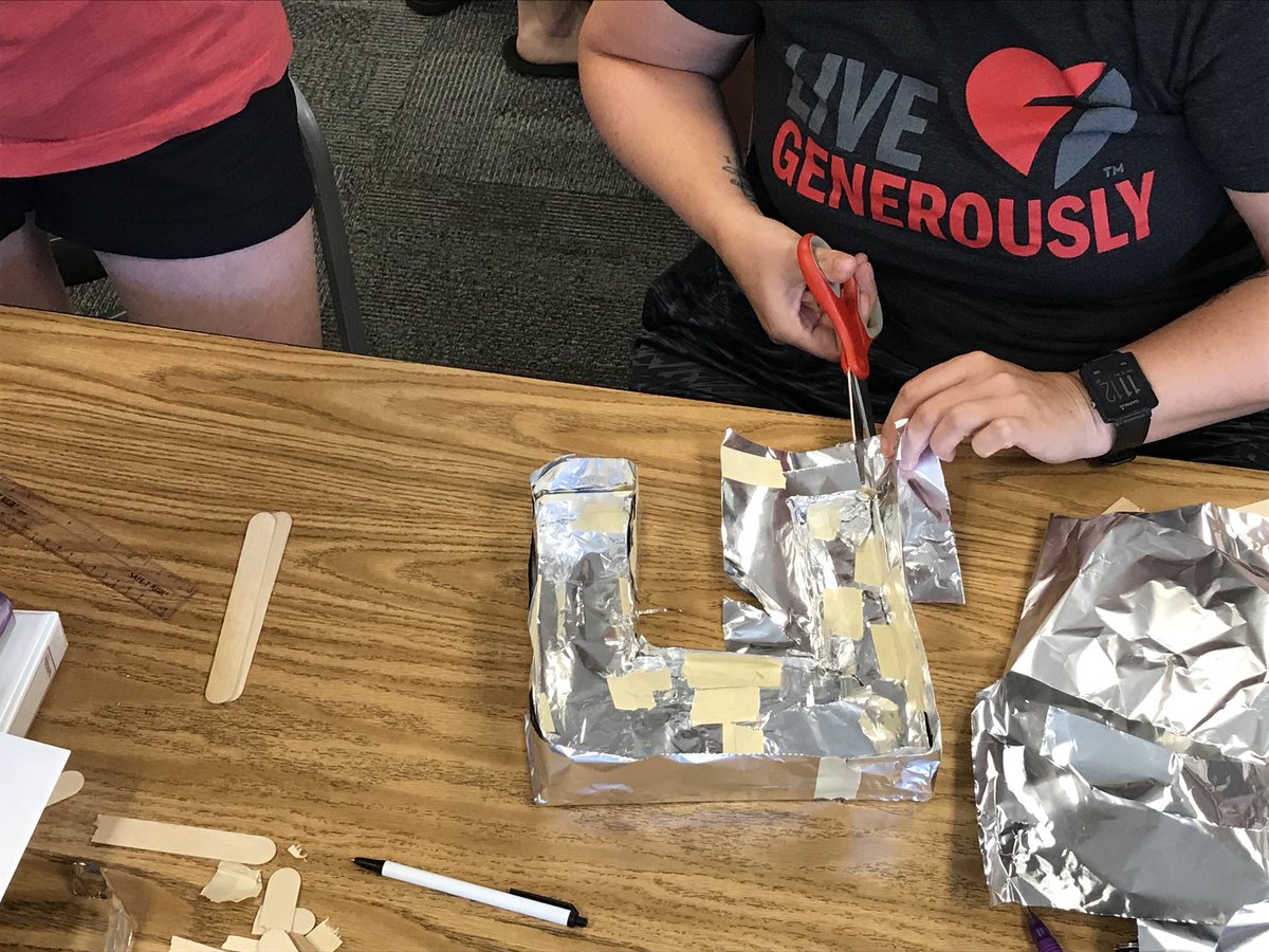 A_Wilson_NE's tweet photo. Biosolarization...one of many things we learned this week at #NebraskaSTEM class. This one required problem solving skills using area and percents. Amazing teamwork and ag engineering work yesterday on our garden beds!!! #nomorebindweed https://t.co/OX64CpuJYs