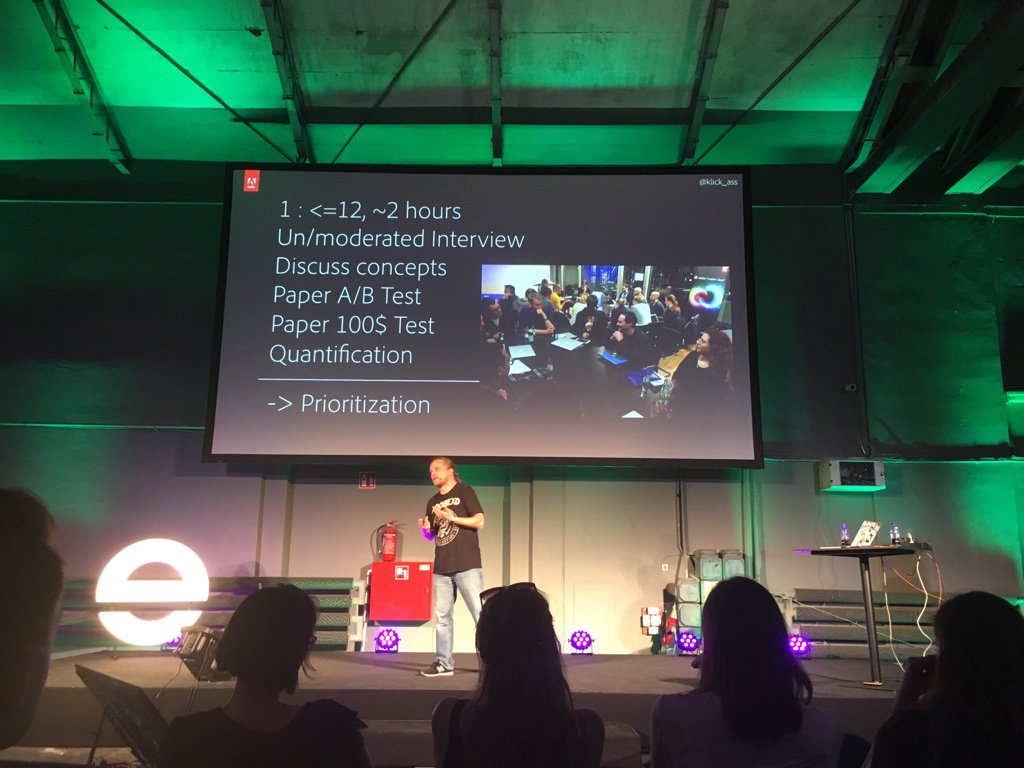 jonathandgall's tweet photo. .@klick_ass is on the scene explaining the process of creating a design tool for designers #ElementTalks https://t.co/Oa4SckD3fk