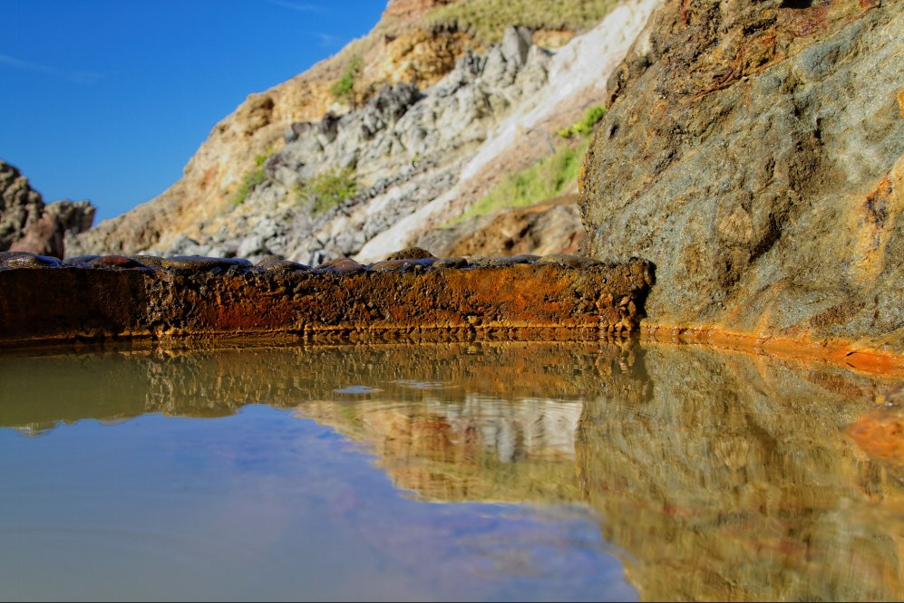 N°28: La rando de Dlo Férré, petit bassin d'eau chaude au bord de la mer