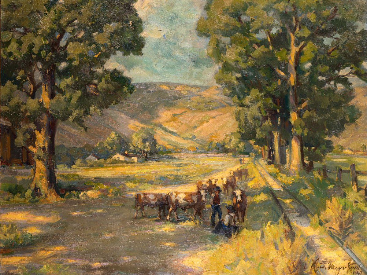 nevadaart's tweet photo. Attending the @renorodeo parade in Midtown this morning? Rustle up the family and stop by the Museum afterwards to experience our current exhibitions, including Hans #MeyerKassel and #ManettoMayaLin. https://t.co/aFwCQvJlQa
