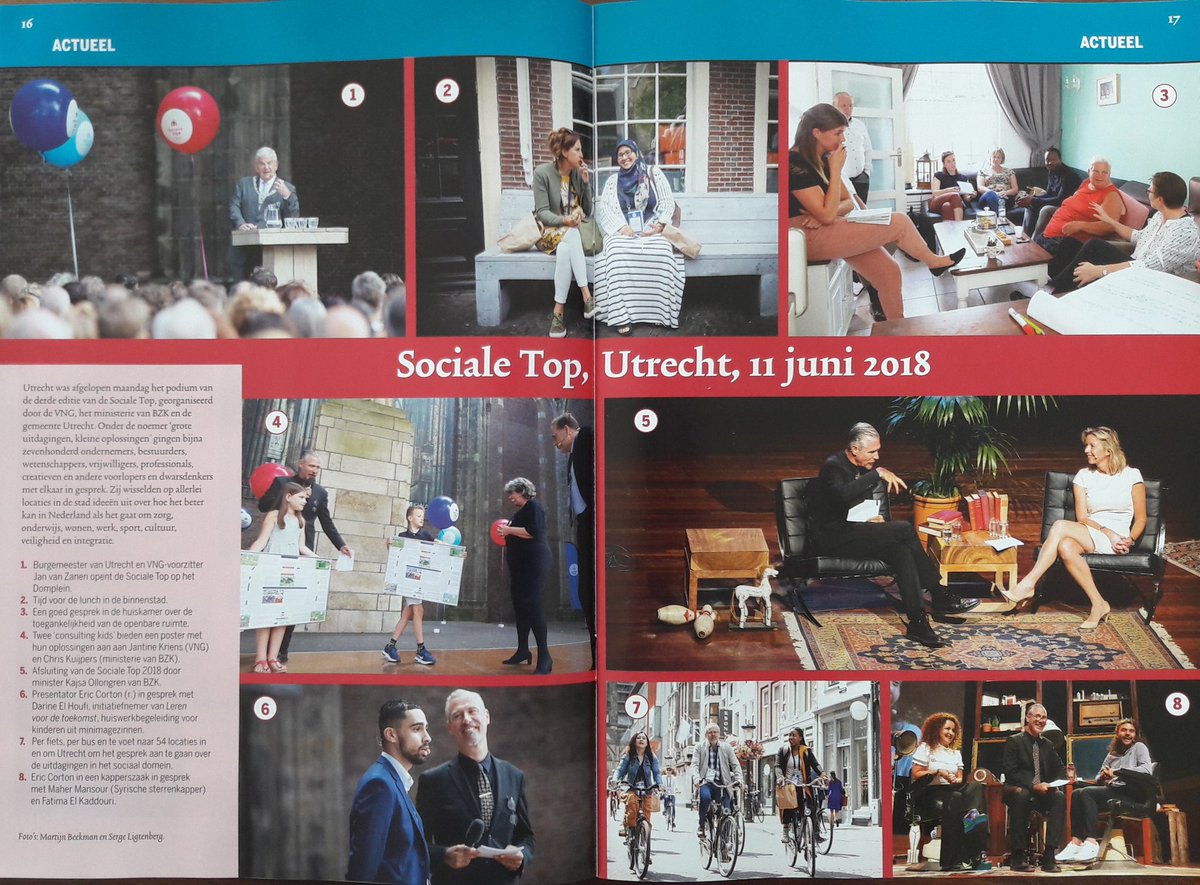 Grote uitdagingen, kleine oplossingen. Terugblik <a href="/vng_magazine/">VNG Magazine</a> (met mooie foto's) op <a href="/SocialeTop/">Sociale Top</a> in Utrecht afgelopen maandag. #socialetop