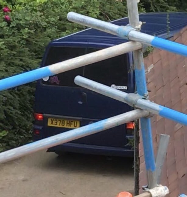Couple of guys caught snooping about on one of our sites today 😡 @CheltPolice