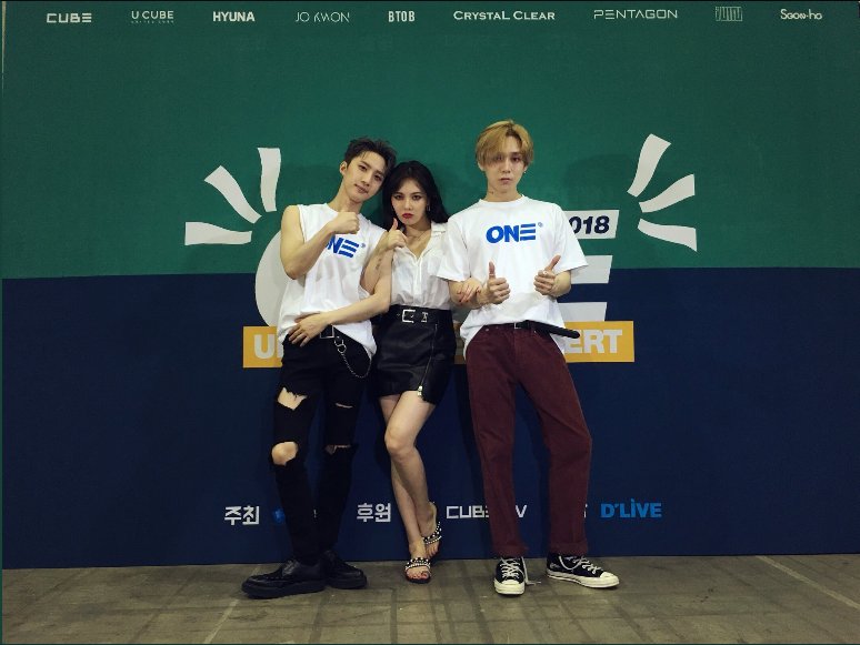 velveteenluver's tweet image. #UNITED_CUBE #CubeEnt #JoKwon #Hyuna #Seonho #TripleH