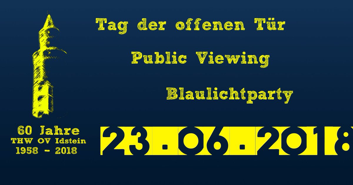 Nur noch eine Woche dann startet die Party 
facebook.com/events/7949816…

#THWIdstein #Idstein