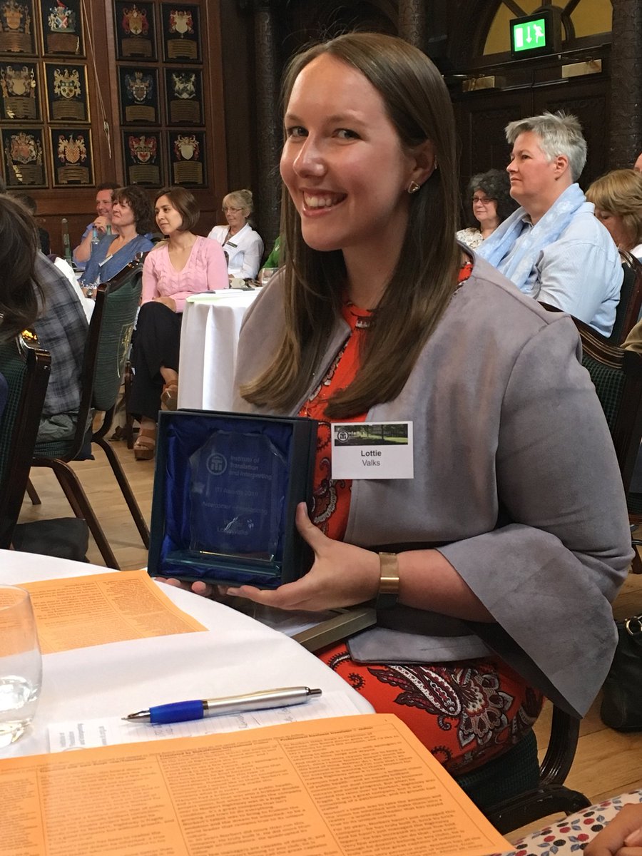 Whoop whoop! Well done to our very own <a href="/LilyPadTx/">Lottie Valks</a> on winning this year’s <a href="/ITIUK/">۫</a> Best Newcomer Award #xl8