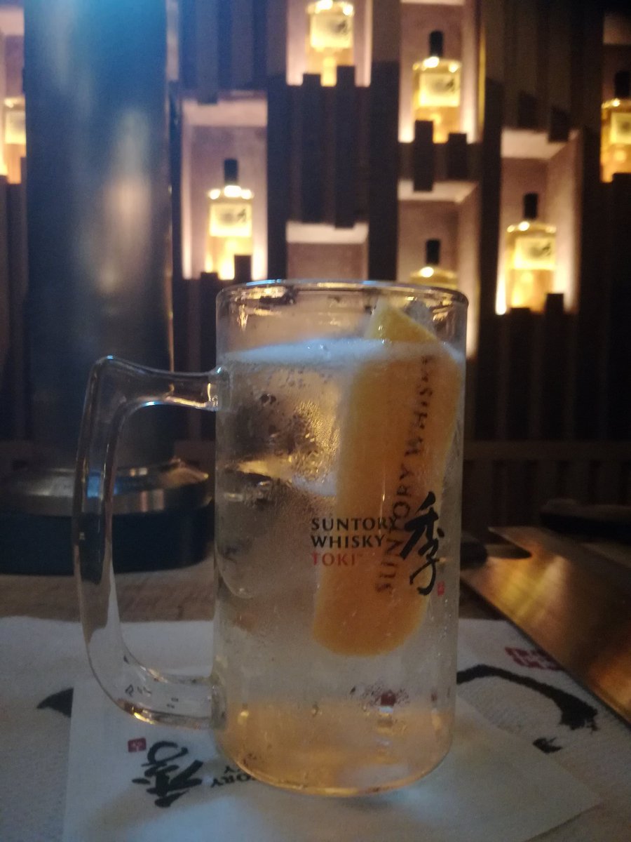 CityPoppu's tweet image. Enjoying Suntory Highball :D #TokiTime