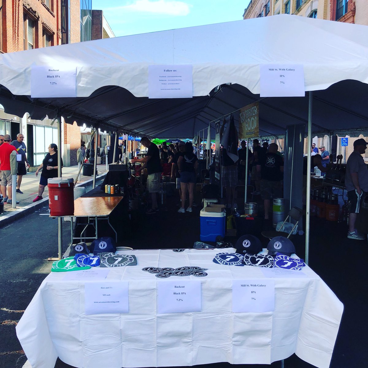 sevensawsbeer's tweet photo. Come check us out at the Worthy Brewfest!!  #worthybrewfest #DrinkLocal https://t.co/LTXTpEfpiv