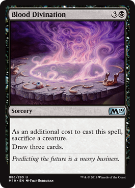 Black card draw. More spoilers at https://t.co/ActVlpxQvE #MTGM19 Black card draw. More spoilers at https://t.co/ActVlpxQvE #MTGM19
