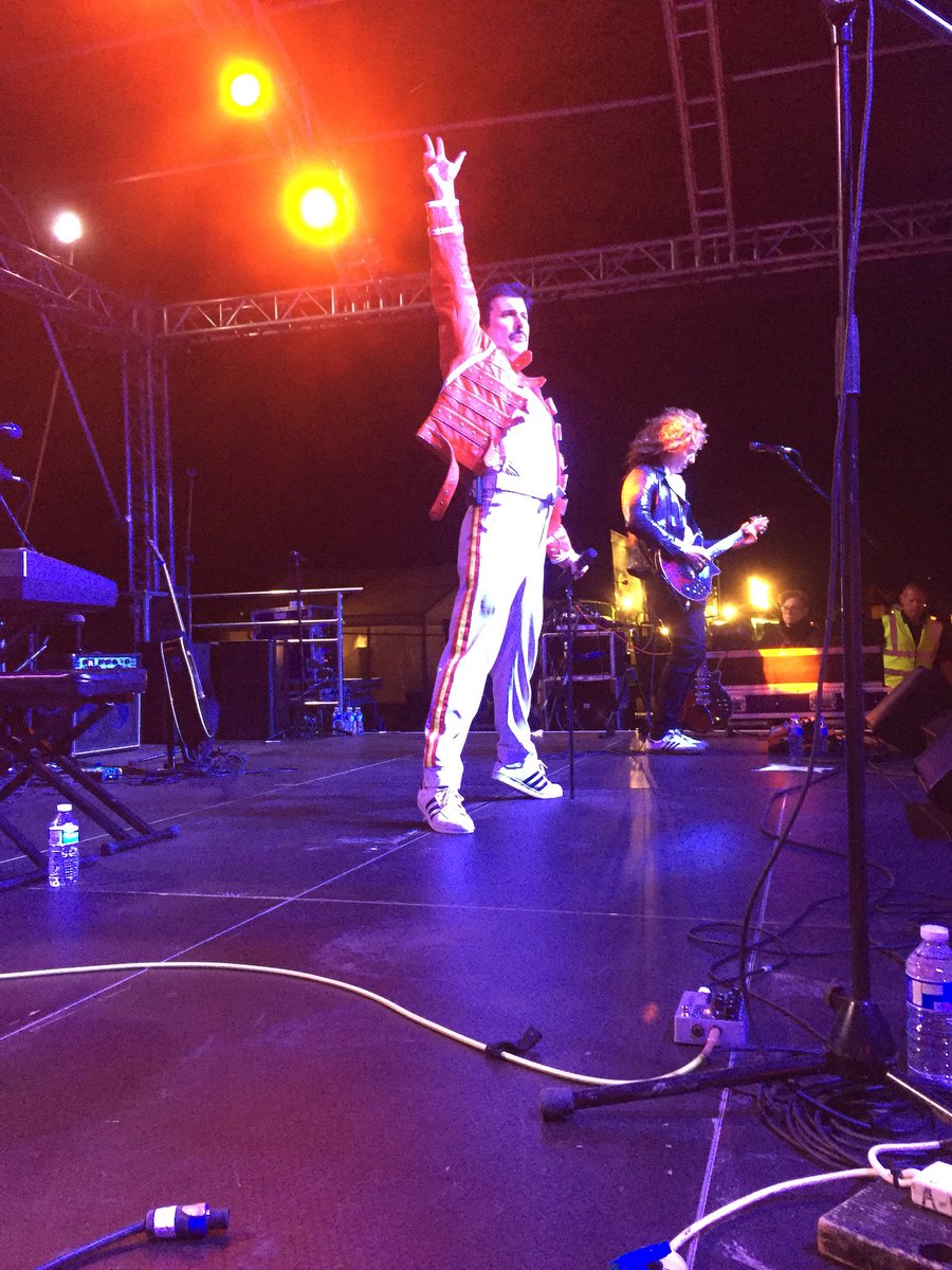 Main stage at #BristolVolksfest with #KillerQueen