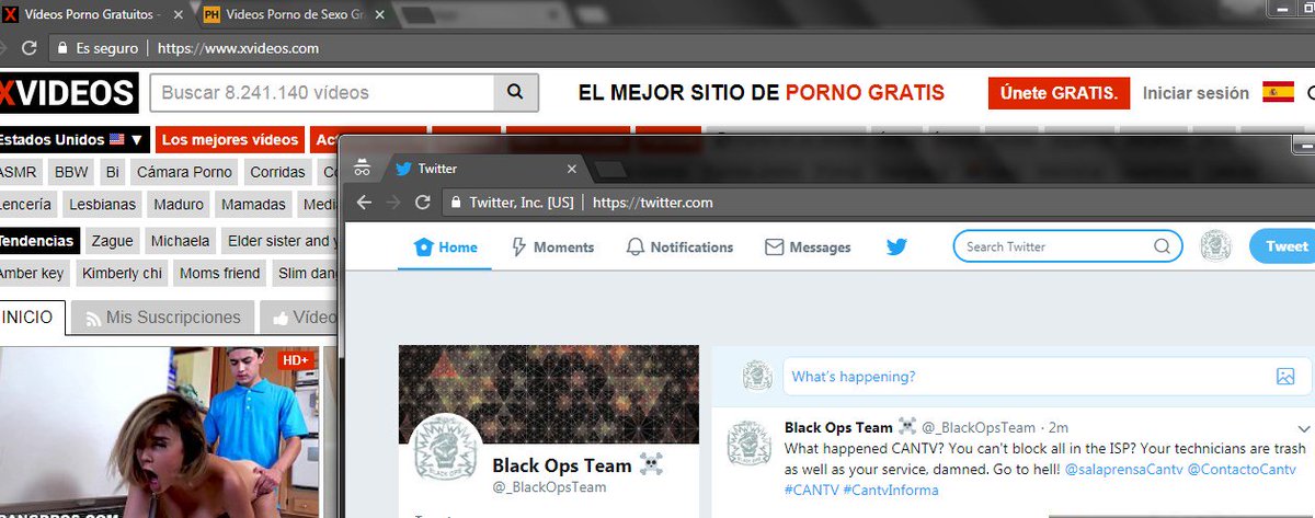 _BlackOpsTeam's tweet photo. @salaprensaCantv @ContactoCantv #CANTV #CantvInforma BASTARDS, soon CANTV appears at XVIDEOS and PORNHUB as a BITCHES! https://t.co/aX8tE7Qgxe