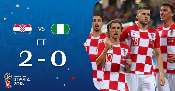 Modric Croatia Edge Past Nigeria 2 0 Nowuc