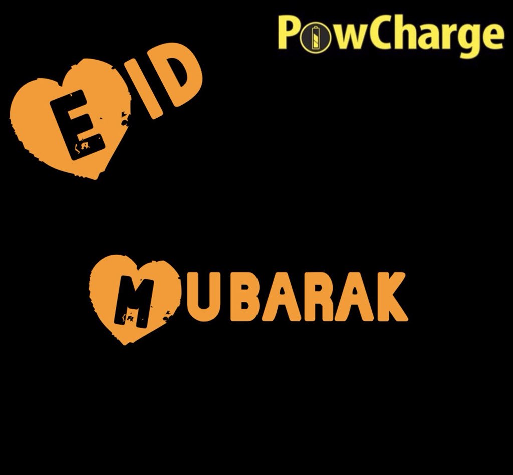 PowCharge's tweet photo. #EidMubarak to our Muslim Family.💛🧡💛
#powcharge https://t.co/IhkjRytsqr