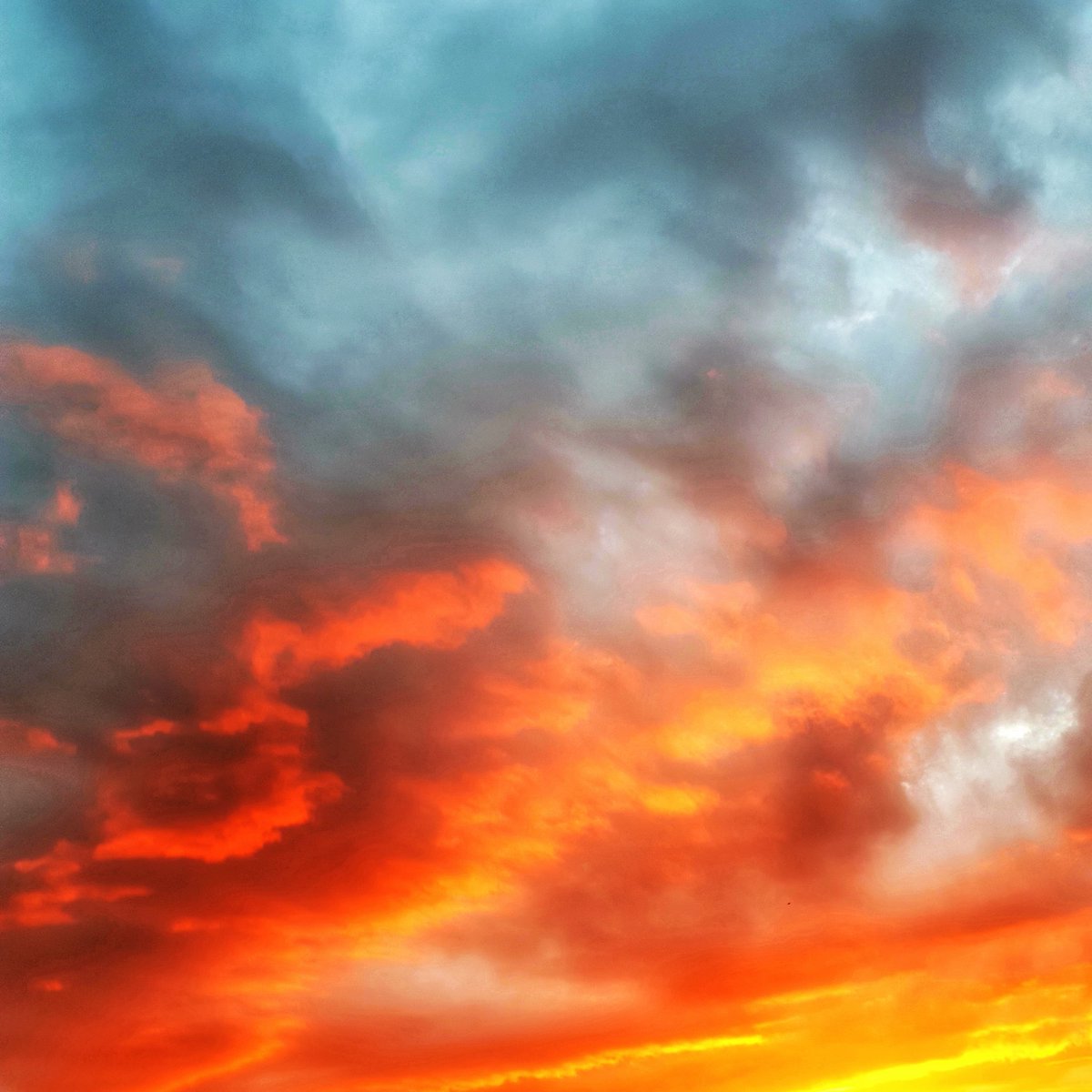 The snow we had earlier this year is totally worth the sunsets we're getting now
