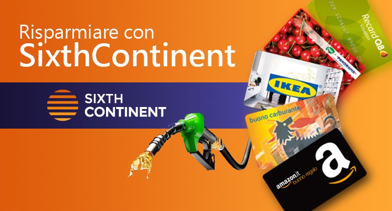 Clicca_Guadagna's tweet photo. Come risparmiare con SixthContinent – Multicard Italia https://t.co/NPyt0CnqH1 https://t.co/xkhPjMdqrn