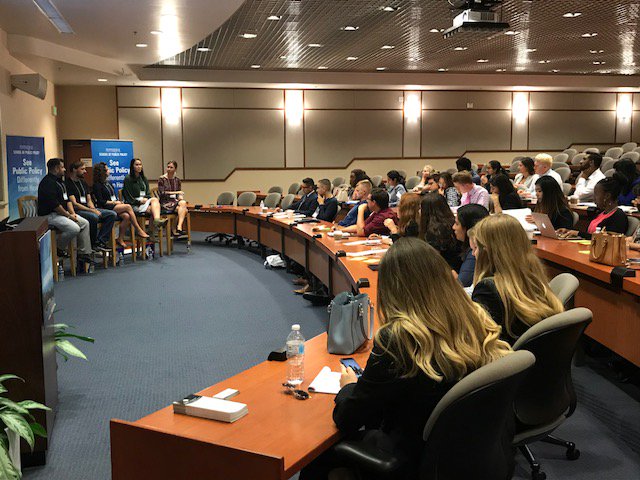 PepperdineSPP's tweet photo. We continue our @ppiaprogram Public Service Weekend with an afternoon panel exploring ways technology can spark action and build community. 
@OpenCampaignUS @WeAreLawMaker #VoteTogether #PeppPSW18 #PeppSPP https://t.co/ddEUaW7ZHC