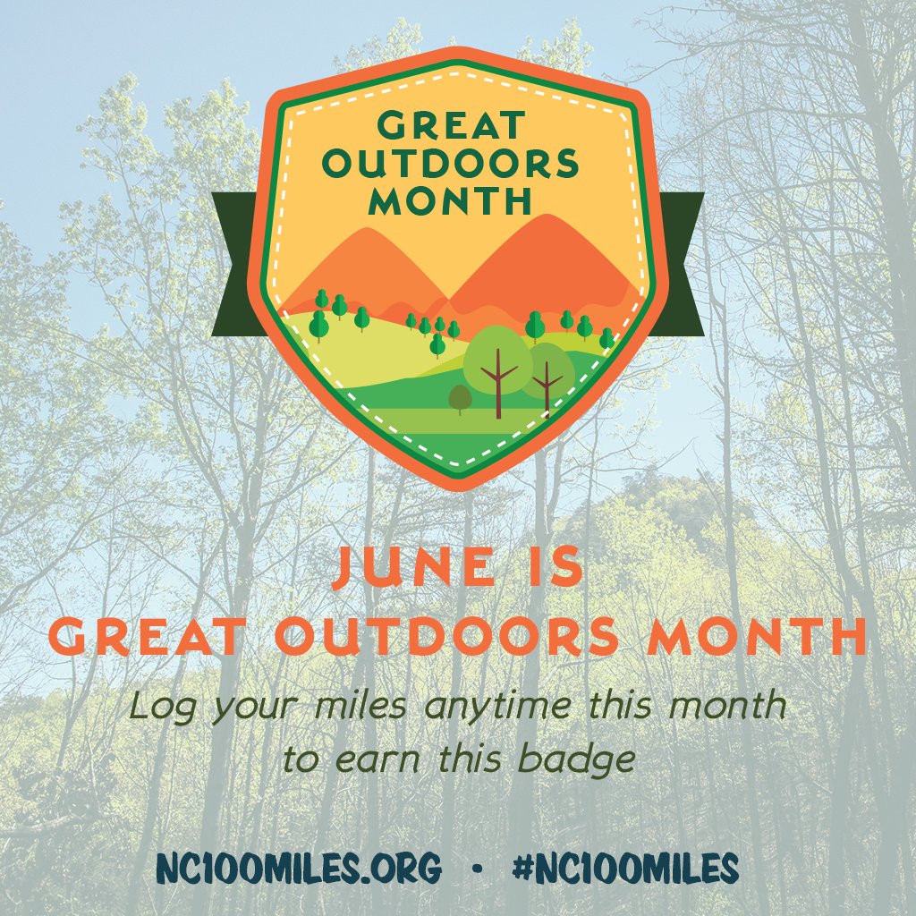 #EscapeTheIndoors this month and earn this special badge celebrating #GreatOutdoorsMonth!