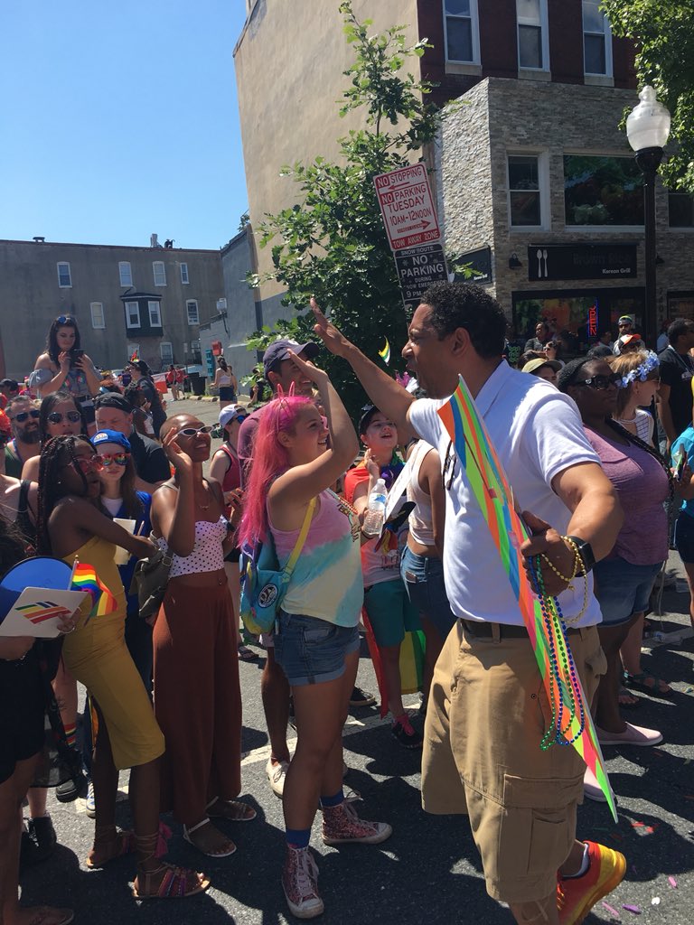 ivanjbates's tweet photo. I gotta show some more love to  #pridebaltimore. The support was overwhelming! 

Early Vote- June 14th-21st 
Election Day- June 26th 
#batesforbaltimore https://t.co/u6nZUmbSIC
