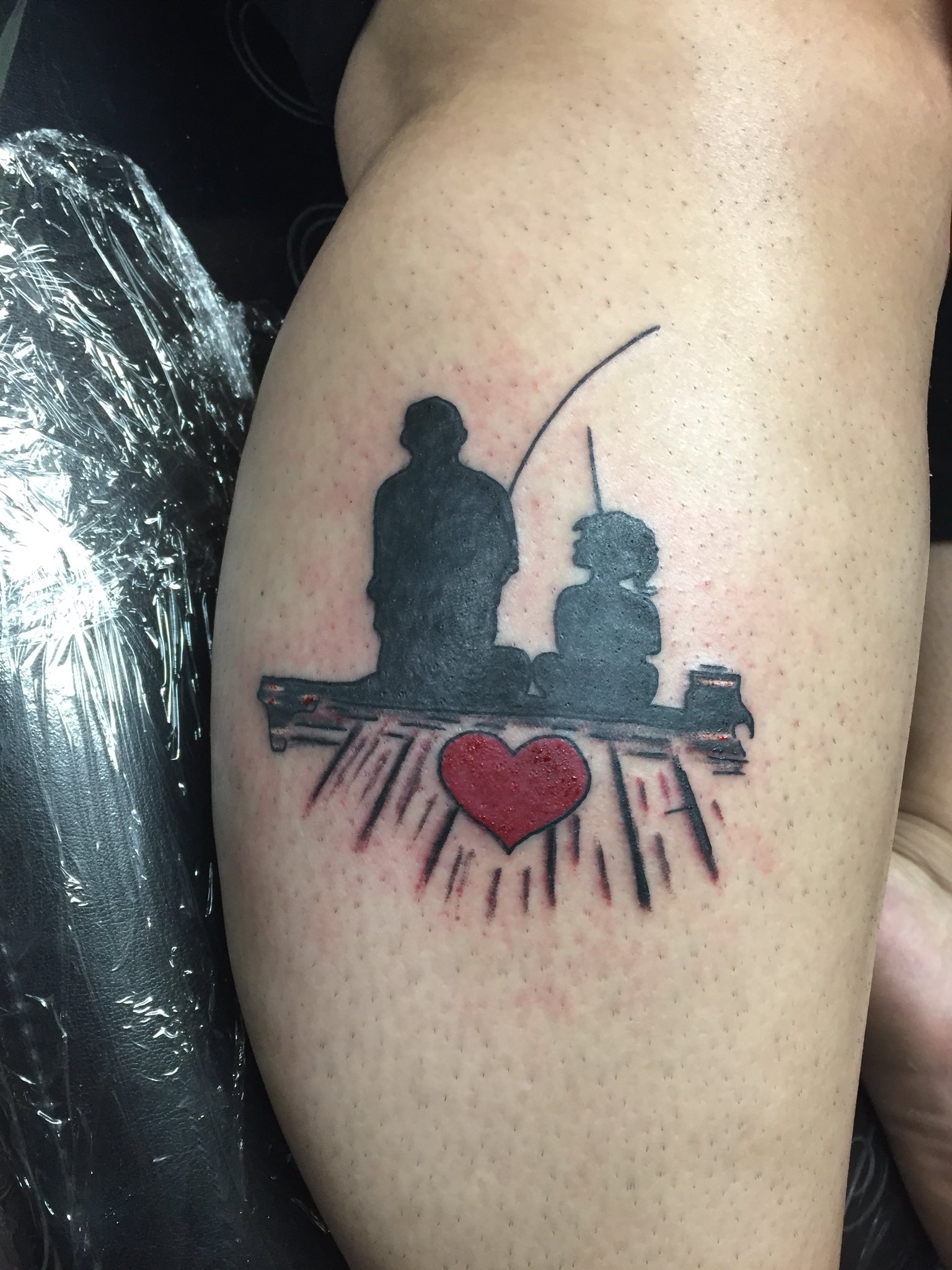 Top more than 73 father son fishing tattoos