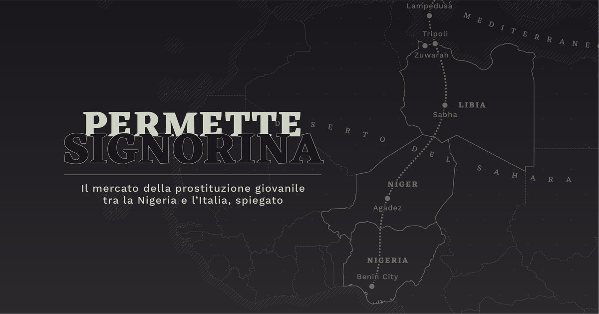 thevisualagency's tweet photo. La tratta di ragazze dalla Nigeria all’Italia a scopo di sfruttamento sessuale: ecco l'ultimo progetto di visual journalism che abbiamo curato, realizzato con il nostro spin-off @Visual_eyed e pubblicato su @sole24ore 👉 https://t.co/XBdLxWdWbf https://t.co/HkXCqwY5u1