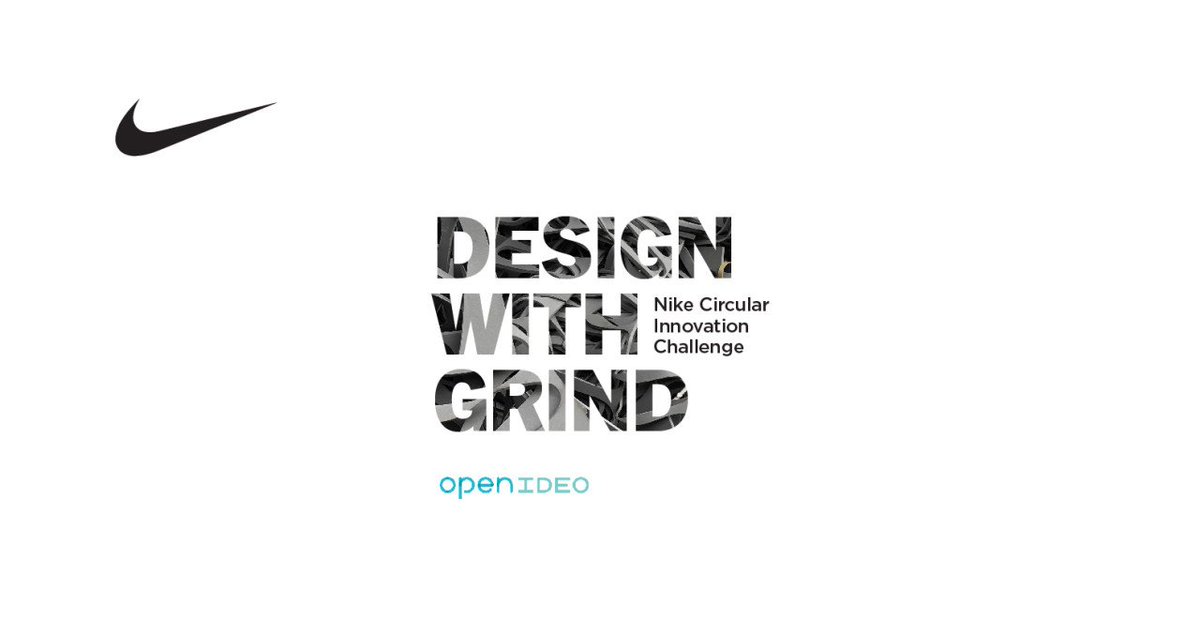 OpenIDEO's tweet photo. We're excited to enter the Refinement Phase of the Nike #DesignWithGrind Challenge with a diverse group of idea teams from across the globe. During this phase, selected concepts will work with prototyping experts and Nike Grind materials to refine and build their concepts. https://t.co/Fb6LQFXoHh