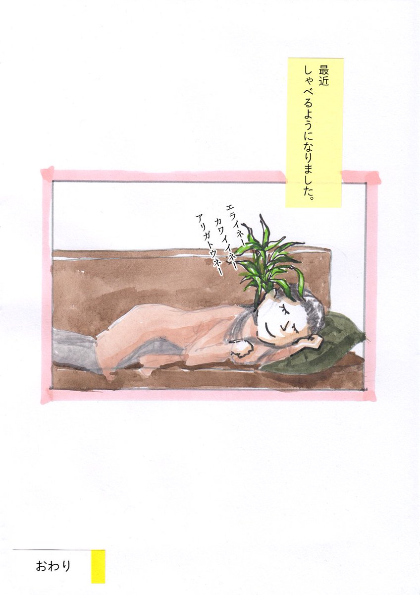 漫画「植物」 