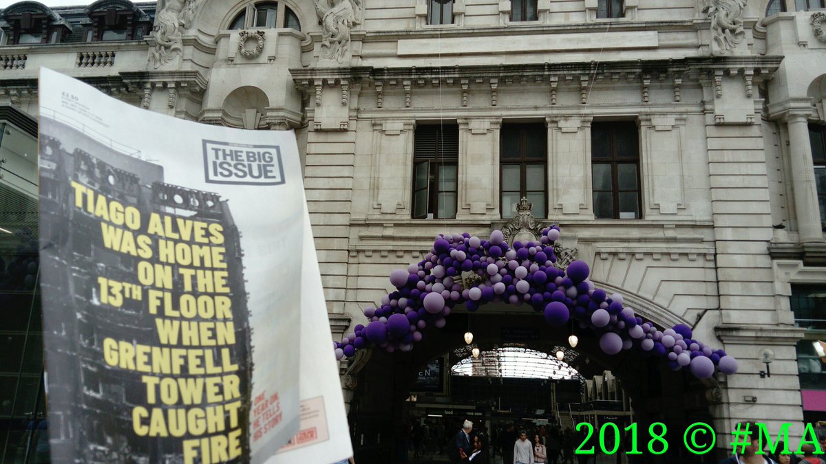 GetInvolved_Thx's tweet image. #DearAll Lots of people walking through @ #Victoria #16June 2018 to #TheConnectFestival or to pay #Respect to #Grenfell #DoNotMiss📖about #TiagoAlves who survived  #GrenfellTower🔥🚒 via #TheBigIssue cc @theresa_may @johnbirdswords @jeremycorbyn #MA🎵391 #M25📵🚗📵#A47📵🚗📵#A40