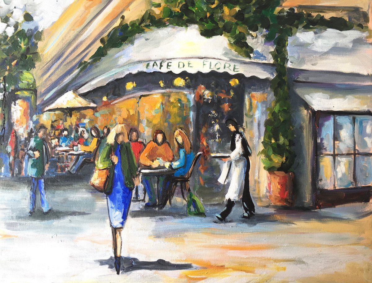 DamDomido's tweet photo. Paris, printemps au Café de Flore
oil painting - 55x46 cm
#damdomido #Parispainting #originalarwork #arttosale
#oilpainting #cityscapepainting #frenchpainter https://t.co/mhdKzYYkCC