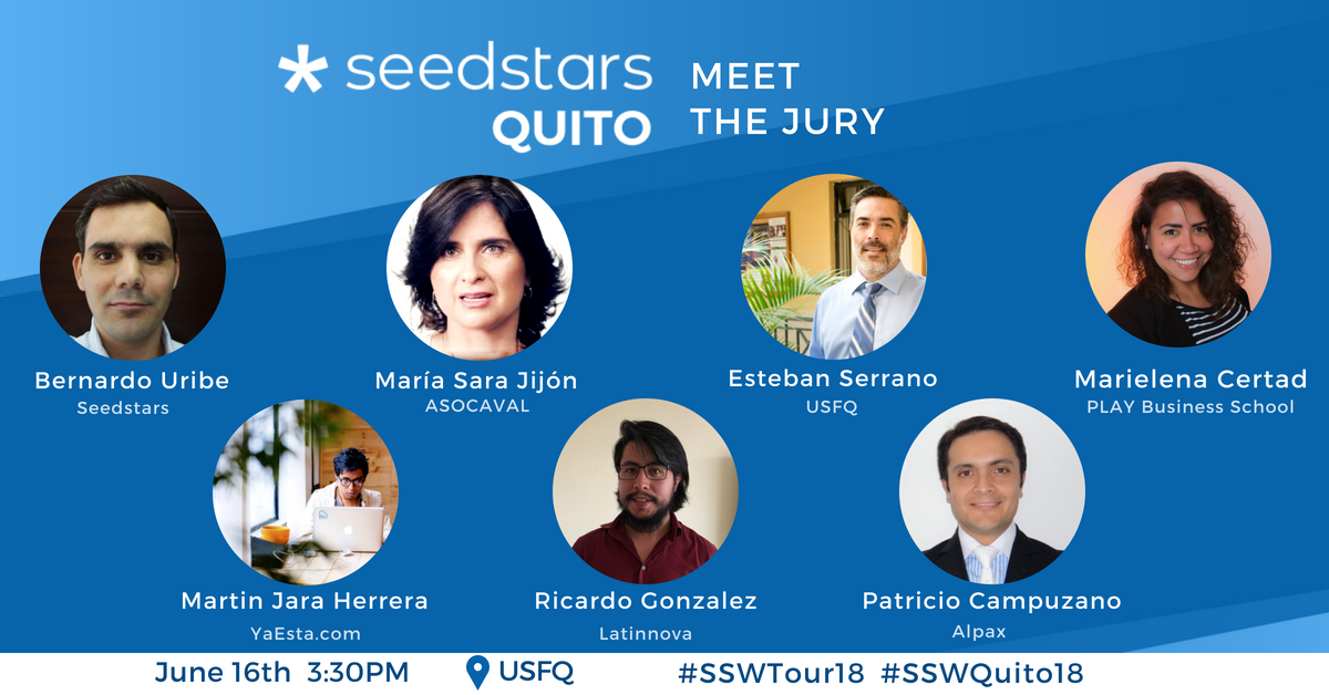 PLAYbusinesss's tweet photo. Una de las competencias más grades de emprendimientos nacientes se dará hoy en #Quito @Seedstars con jurado de altura 
;-) #SSWQuito18 ¡Nos vemos a las 15h30 en la @USFQ_Ecuador! Mira los pitches con entrada libre y registro en: https://t.co/wAtyZ9xii3 https://t.co/RAmdGTIpTF