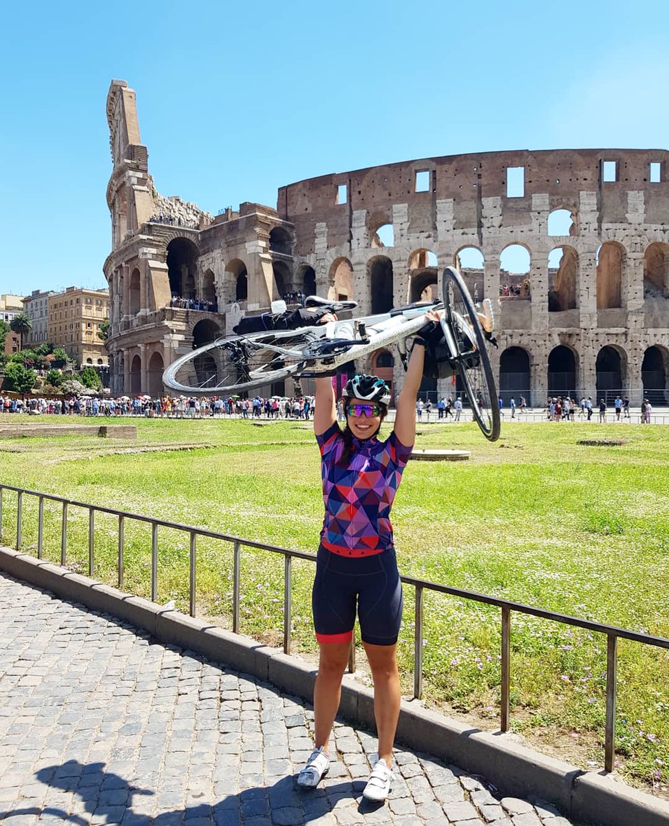AllSpokes2Rome's tweet photo. London to Rome ✅ Nearly 2,000km later and I have completed my solo cycle from London to Rome for @RoomtoRead - remember, it's not too late to donate! https://t.co/nGBrSeUCBE https://t.co/kRWSKYQcUS