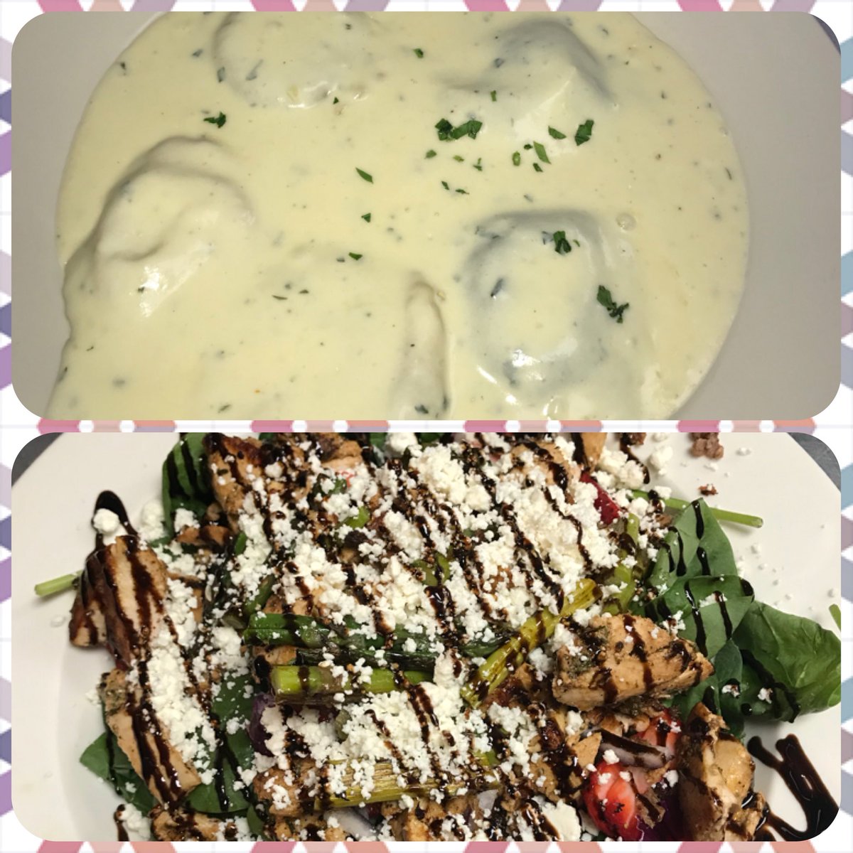 FranksHopatcong's tweet photo. Ravioli Combo Special &amp; Salad Special #fresh #hopatcong #yummy https://t.co/KM0DxcCBF5
