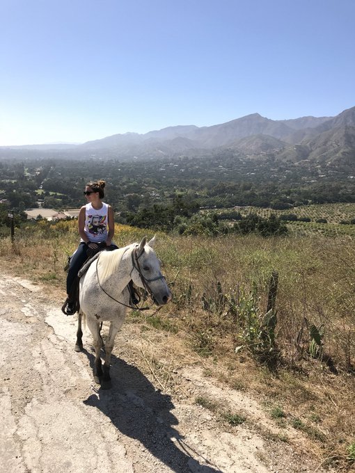 Had fun riding Gringo yesterday... love riding horses. #SantaBarbara #WineCountry #TrailRide https://t<a href="/tag/winecountry"class="tags"><span>#winecountry</span></a><a href="/tag/santabarbara"class="tags"><span>#santabarbara</span></a><a href="/tag/trailride"class="tags"><span>#trailride</span></a>